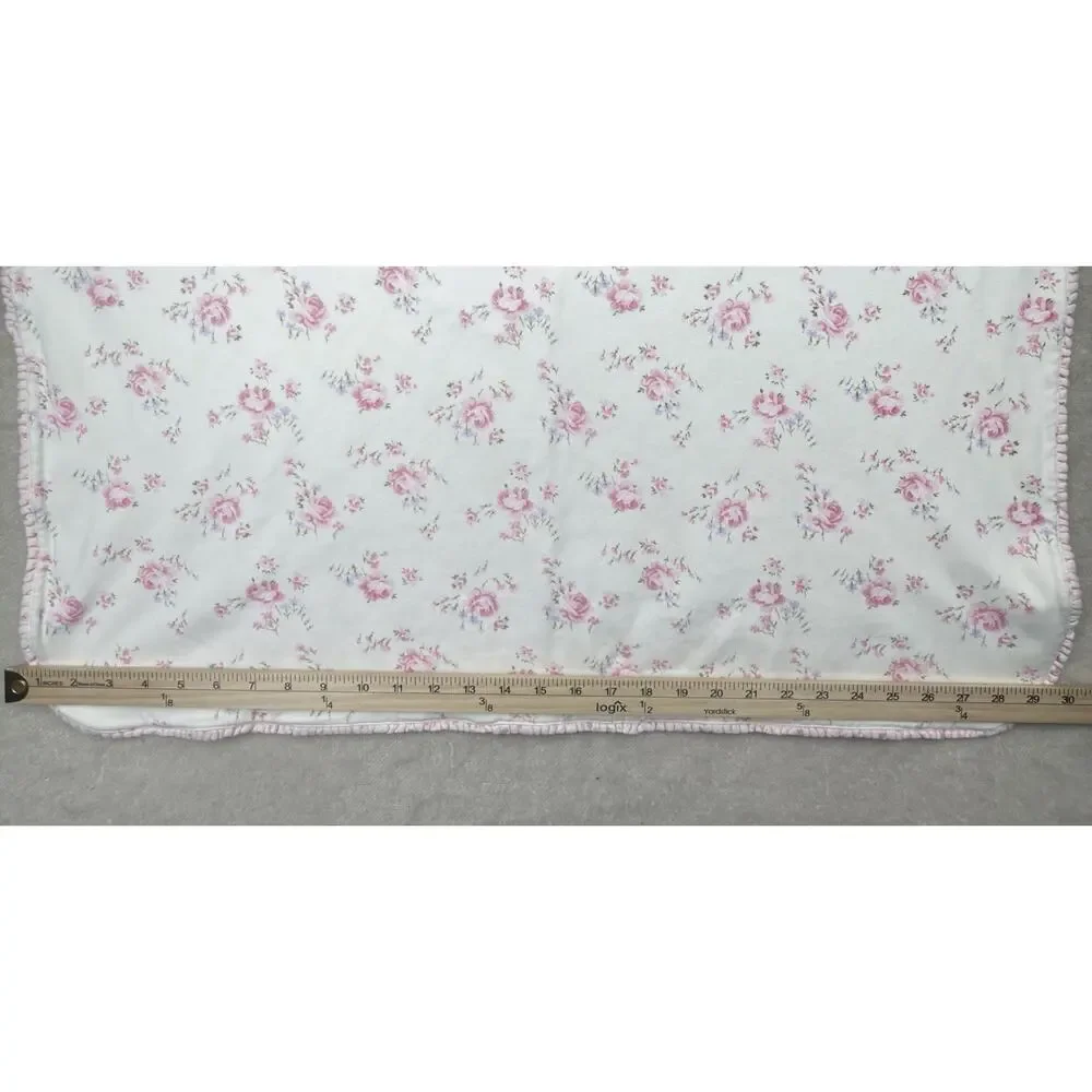 Gymboree Baby Blanket 2002 Vintage Spring Is In The Air Floral Pink Cream Roses
